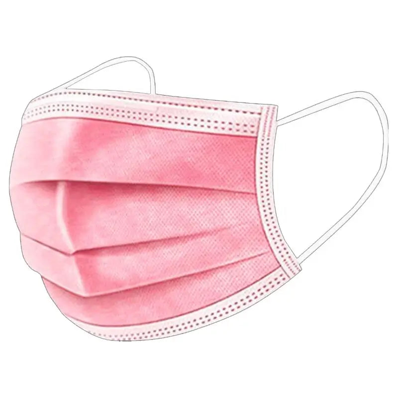 Mascarilla quirúrgica no estéril (rosada)