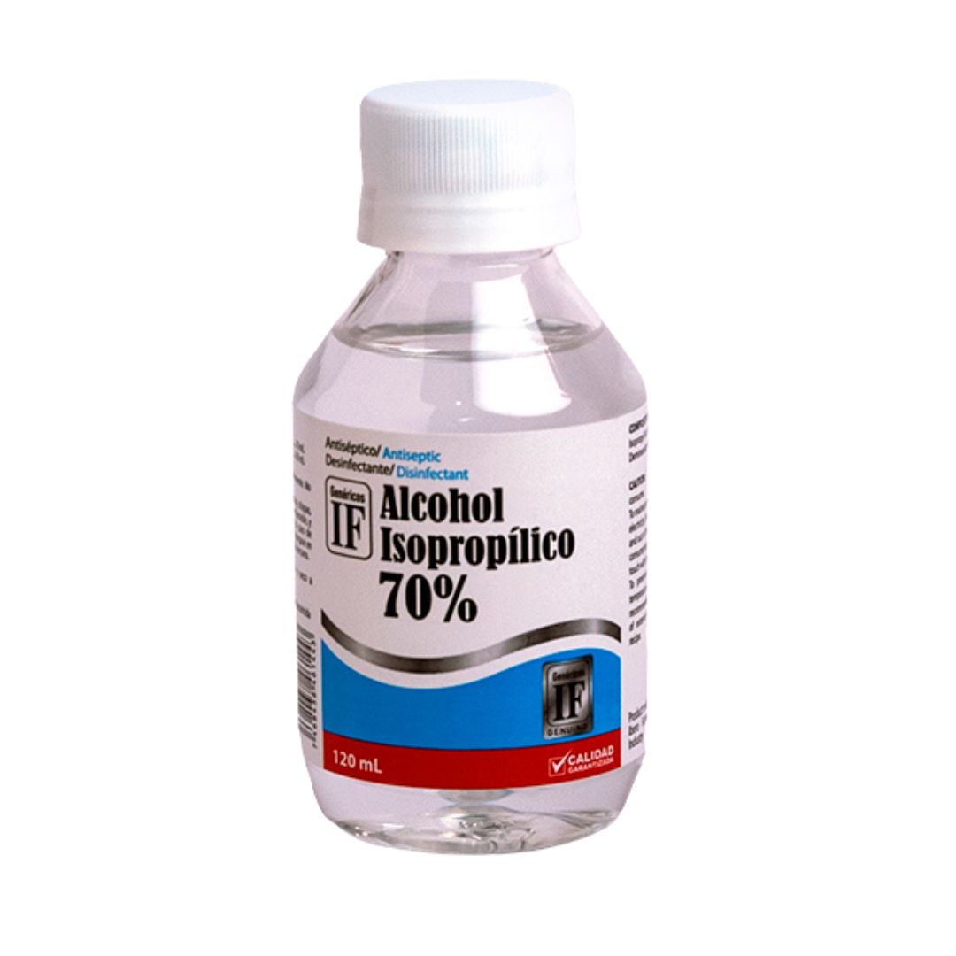 Alcohol isopropílico 70% (4 onz Disfaria)